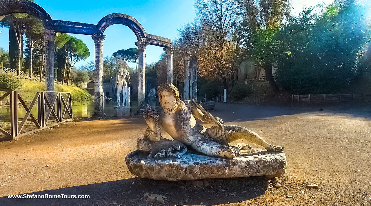 Hadrian's Villa Tivoli Tour from Rome day trips in the summer