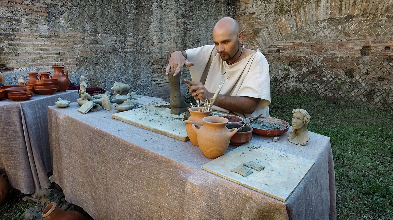 Life in Ostia Antica day trips from Rome ancient cities