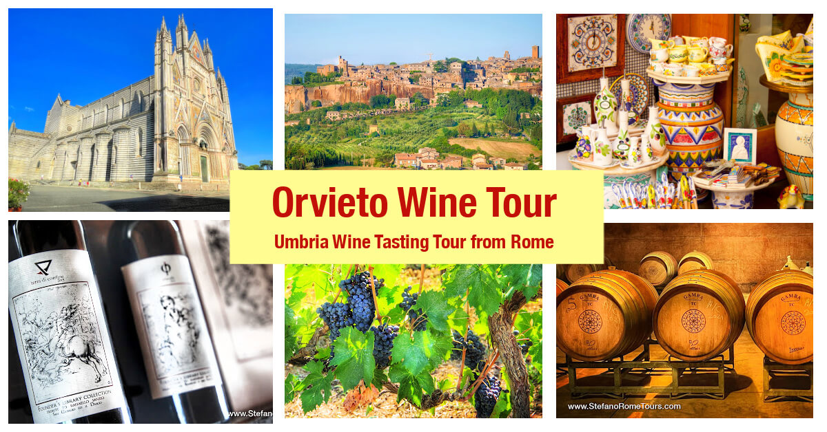 Post-Cruise Wine Tasting Tour to Orvieto from Civitavecchia