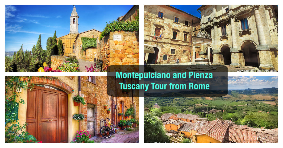 Montepulciano and Pienza Tuscany Tour from Rome