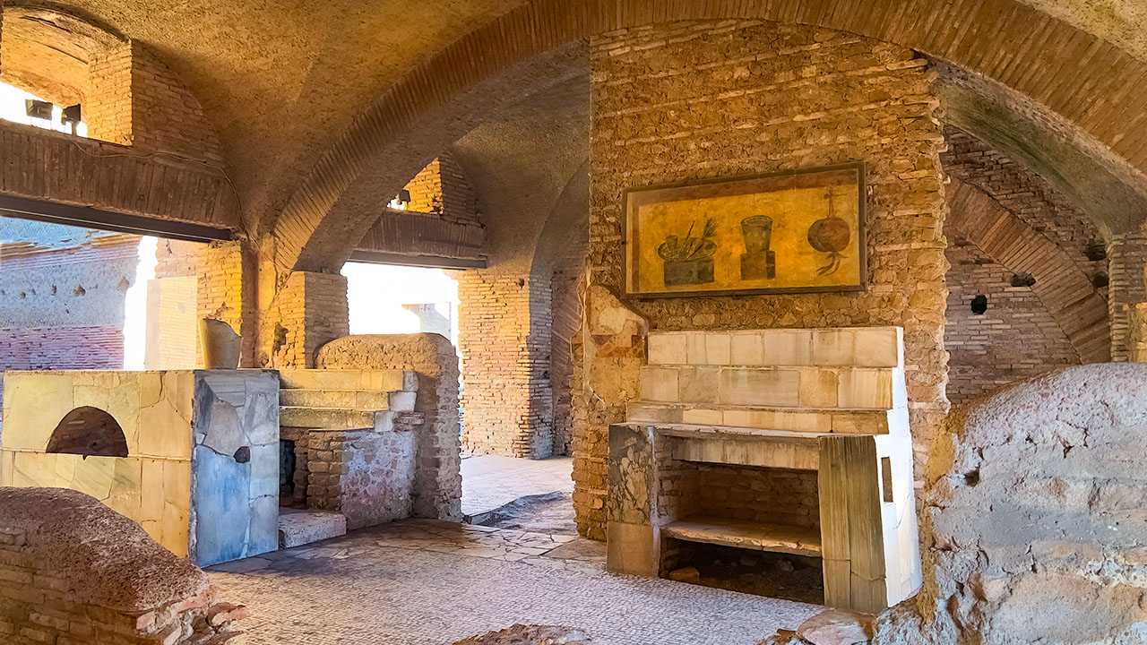 Best Italy Heritage Tours from Rome to Ostia Antica, Ceri Bracciano Castle with Stefano Rome Tours in limo